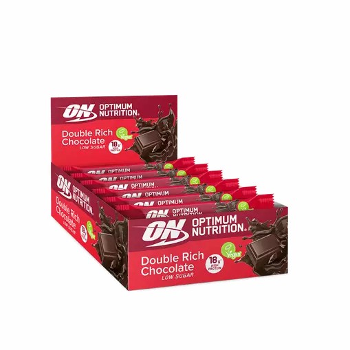 Optimum Nutrition Plant Protein Bar Double Rich Chocolate 720 grams (12 Bars) Indonesia | 74360-HLIZ