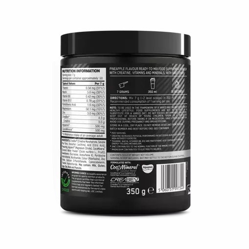 Optimum Nutrition Platinum Creatine Plus Pineapple 350 grams (50 Servings) Indonesia | 69314-USYP