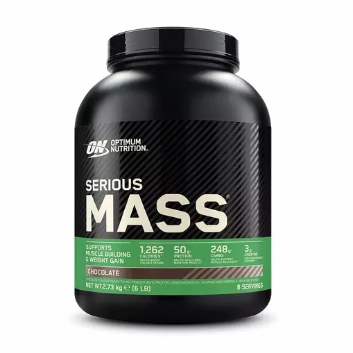 Optimum Nutrition Serious Mass Chocolate 2.73 kg (8 Servings) Indonesia | 60342-NZBD